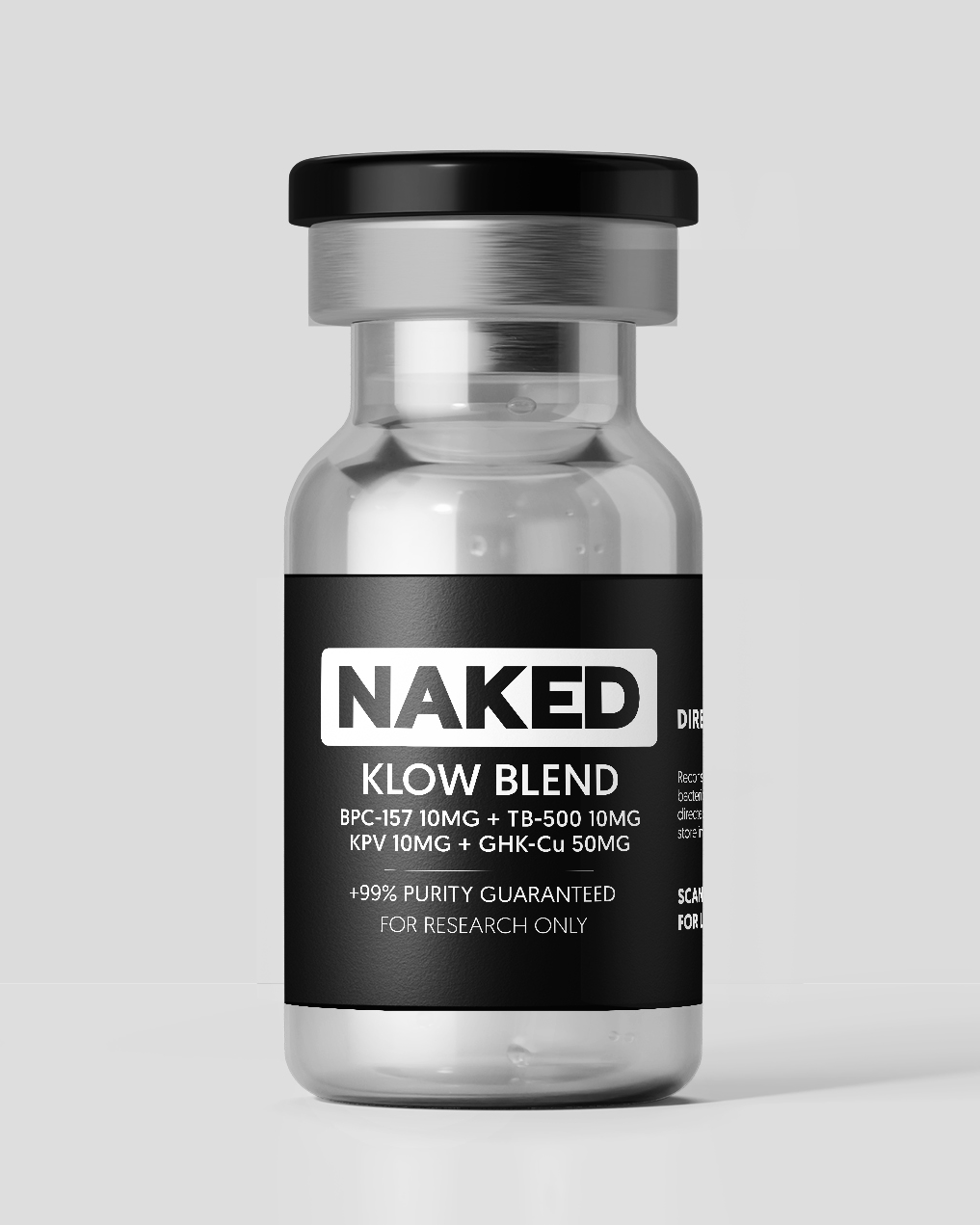 KLOW Blend - BPC-157 10mg + TB500 10mg + KPV 10mg + GHK-Cu 50mg